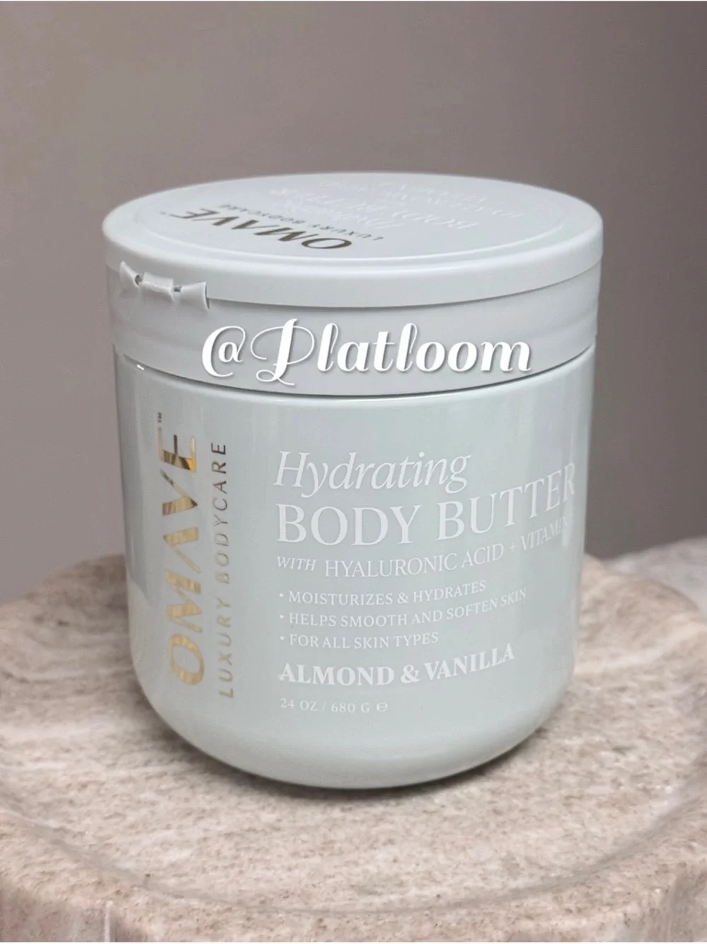 OMAVE Luxury Hydrating Body Butter With Hyaluronic Acid + Vitamin E